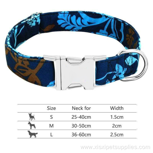 Sublimation Puppy Dog Collar with Stainless Steel Hardware